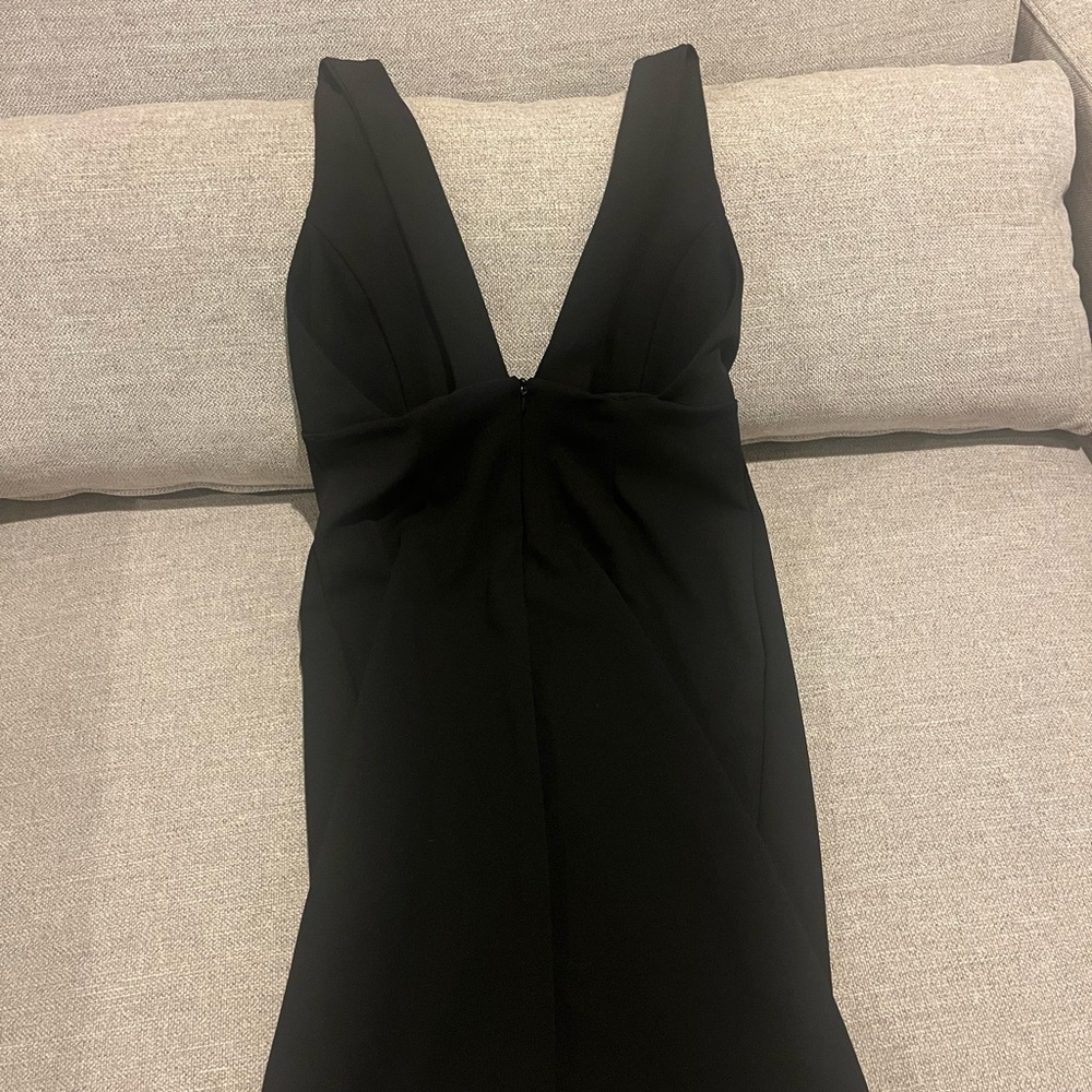 Lulu’s black midi dress , cocktail style size M excellent condition